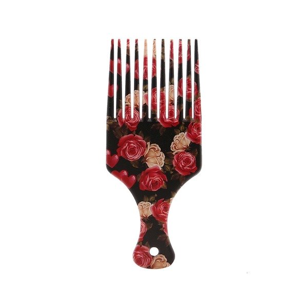 Wholesale PP oil head fork comb fluffy long tooth comb JDC-CM-Shangs0018 Comb 上世 Wholesale Jewelry JoyasDeChina Joyas De China