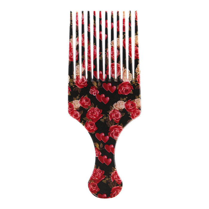 Wholesale PP oil head fork comb fluffy long tooth comb JDC-CM-Shangs0018 Comb 上世 L Wholesale Jewelry JoyasDeChina Joyas De China