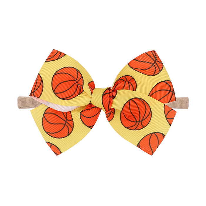 Wholesale printed bow nylon hair band (F)JDC-HD-YL008 Headband 雅伦 44 Wholesale Jewelry JoyasDeChina Joyas De China