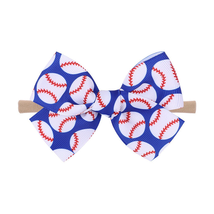 Wholesale printed bow nylon hair band (F)JDC-HD-YL008 Headband 雅伦 66 Wholesale Jewelry JoyasDeChina Joyas De China