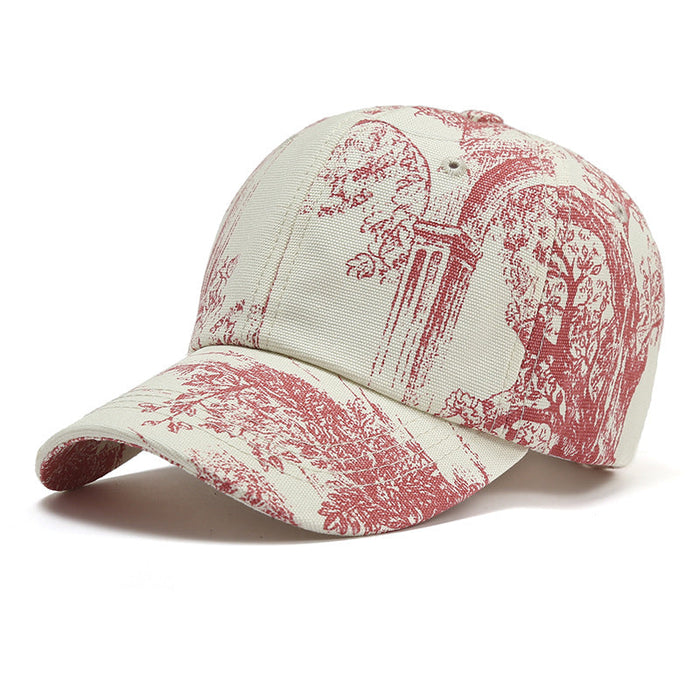 Wholesale printed cotton hat JDC-FH-GSYH115 FashionHat 予画 pink Average code Wholesale Jewelry JoyasDeChina Joyas De China