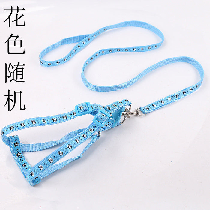 Wholesale printed multicolor nylon pet leash JDC-PL-WW005 Pet Leash JoyasDeChina sky blue 1.0cm in width-S Wholesale Jewelry JoyasDeChina Joyas De China
