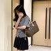 Wholesale printed Plaid women's convenience handbag JDC-HB-Xinc002 Handbags 狮岭鑫 Wholesale Jewelry JoyasDeChina Joyas De China