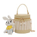 Wholesale Pu + braid woven handbags JDC-HB-JunLi024 Handbags 骏丽 yellow with Pendant Wholesale Jewelry JoyasDeChina Joyas De China