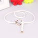 Bulk Jewelry Wholesale Pu circle tie thin Womenbelt JDC-WB-syc013 Wholesale factory from China YIWU China