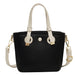 Wholesale pu contrast handbags JDC-HB-JunLi025 Handbags 骏丽 black Wholesale Jewelry JoyasDeChina Joyas De China