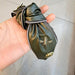 Wholesale PU leather bee headband JDC-HD-O107 Headband JoyasDeChina Military green zipper alloy leather hoops Wholesale Jewelry JoyasDeChina Joyas De China