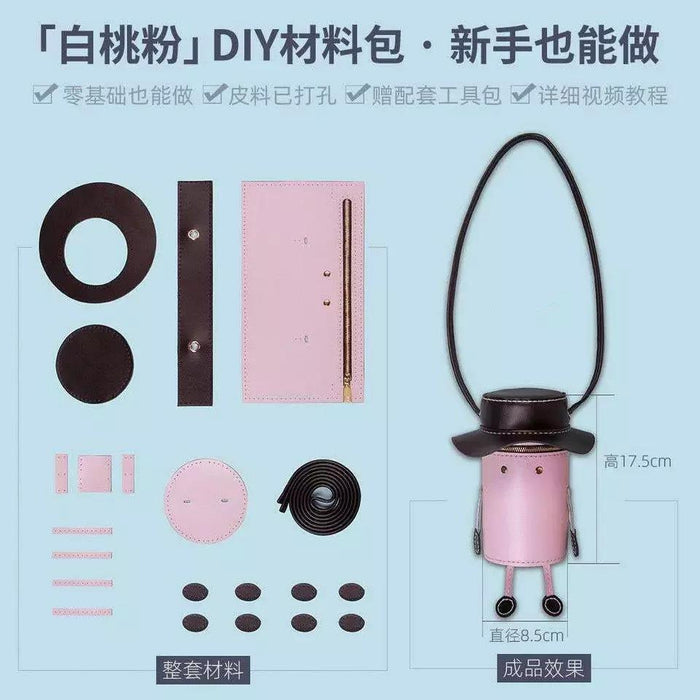 Bulk Jewelry Wholesale PU leather douyin handmade sewing diy small children shoulder bags JDC-CB-YF003 Wholesale factory from China YIWU China