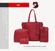 Wholesale PU leather handbag four-piece suit JDC-HB-AT009 Handbags 瑗淘 red Wholesale Jewelry JoyasDeChina Joyas De China