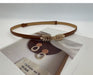 Wholesale PU Leather Ladies Belt JDC-WB-YunT004 Womenbelt 云图 camel Wholesale Jewelry JoyasDeChina Joyas De China