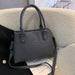 Wholesale PU Leather Large Capacity Woven Handbag JDC-HB-LKQ004 Handbags 蓝酷奇 grey Wholesale Jewelry JoyasDeChina Joyas De China