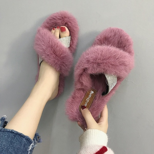 Bulk Jewelry Wholesale PU leather snake skin pattern one-line slippers JDC-SP-GQ015 Wholesale factory from China YIWU China