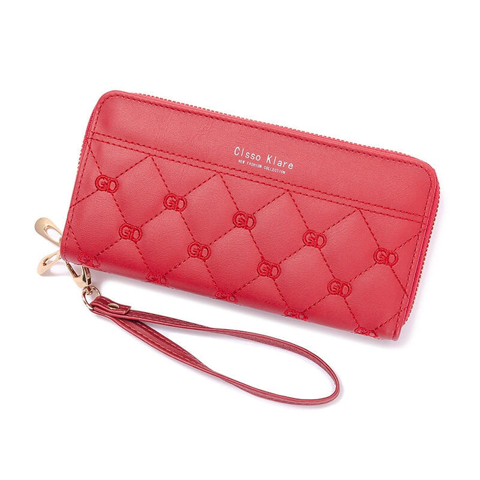 Wholesale PU Leather Women's Wallets JDC-WT-JiaL002 Wallet 佳罗 GD red Wholesale Jewelry JoyasDeChina Joyas De China