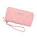 Wholesale PU Leather Women's Wallets JDC-WT-JiaL002 Wallet 佳罗 xinxing pink Wholesale Jewelry JoyasDeChina Joyas De China