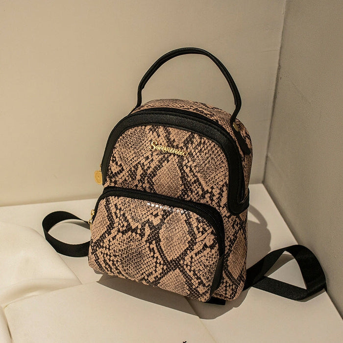 Wholesale PU leisure snake backpack JDC-BP-XC036 Backpack Bags 鑫超 2 Wholesale Jewelry JoyasDeChina Joyas De China