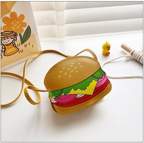 Wholesale PU lemon hamburger bag JDC-SD-KR024 Shoulder Bags 坤然 hamburger Wholesale Jewelry JoyasDeChina Joyas De China