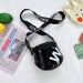 Wholesale PU patent leather letter messenger bag JDC-SD-KR047 Shoulder Bags 坤然 balck Wholesale Jewelry JoyasDeChina Joyas De China
