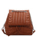 Wholesale PU Soft Leather Simple Backpack Bags JDC-BP-JunLi001 Backpack Bags 骏丽 brown Wholesale Jewelry JoyasDeChina Joyas De China