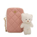 Wholesale PU Toast Bag Shoulder Bag JDC-SD-JunLi046 Shoulder Bags 骏丽 pink Wholesale Jewelry JoyasDeChina Joyas De China