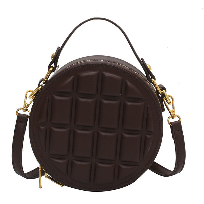 Wholesale pu versatile handbags JDC-HB-JunLi026 Handbags 骏丽 Chocolate flavor Wholesale Jewelry JoyasDeChina Joyas De China