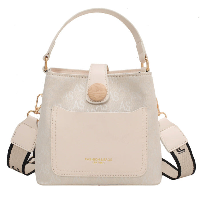 Wholesale pu versatile shoulder bag JDC-HB-JunLi010 Handbags 骏丽 beige Wholesale Jewelry JoyasDeChina Joyas De China