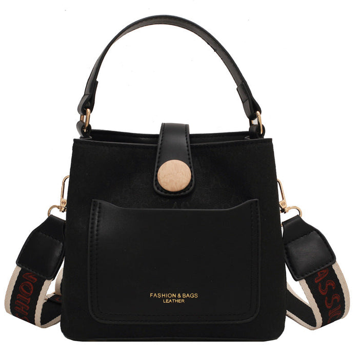 Wholesale pu versatile shoulder bag JDC-HB-JunLi010 Handbags 骏丽 black Wholesale Jewelry JoyasDeChina Joyas De China