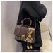 Wholesale pu Vintage Plaid handbags JDC-HB-JunLi018 Handbags 骏丽 Brown with Pendant Wholesale Jewelry JoyasDeChina Joyas De China