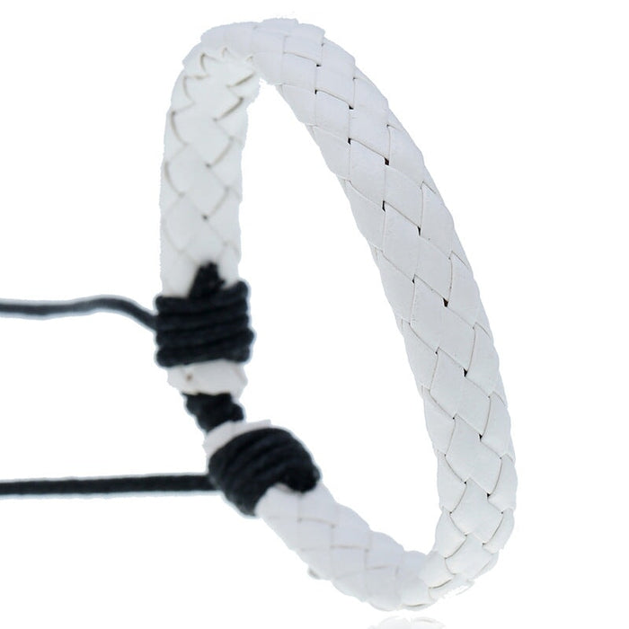 Wholesale pull adjustment leather braided bracelet JDC-BT-PK001 Bracelet 庞克 Wholesale Jewelry JoyasDeChina Joyas De China