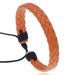 Wholesale pull adjustment leather braided bracelet JDC-BT-PK001 Bracelet 庞克 Wholesale Jewelry JoyasDeChina Joyas De China