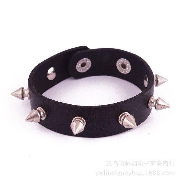 Wholesale Punk Alloy Rivet Leather Bracelet JDC-BT-GSGL005 Bracelet 谷力 Wholesale Jewelry JoyasDeChina Joyas De China