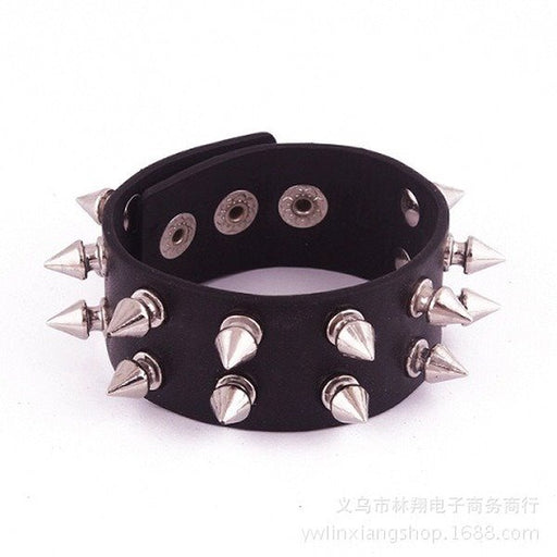Wholesale Punk Alloy Rivet Leather Bracelets JDC-BT-GSGL003 Bracelet 谷力 Wholesale Jewelry JoyasDeChina Joyas De China