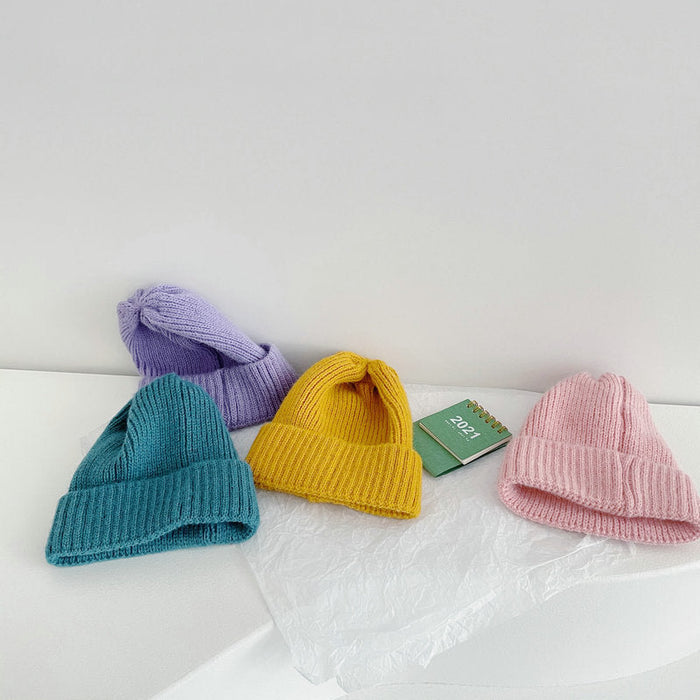 Wholesale pure color Pinstripe children's wool hat JDC-FH-LH068 Fashionhat 旅禾 Wholesale Jewelry JoyasDeChina Joyas De China