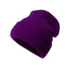 Wholesale pure color wool knitted hat JDC-FH-GSYH078 FashionHat 予画 purple Average code Wholesale Jewelry JoyasDeChina Joyas De China