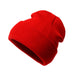 Wholesale pure color wool knitted hat JDC-FH-GSYH078 FashionHat 予画 Red Average code Wholesale Jewelry JoyasDeChina Joyas De China