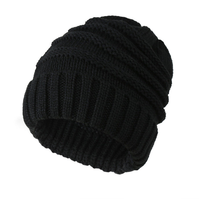 Wholesale pure wool knitted hat JDC-FH-GSYH076 FashionHat 予画 black Band mark Wholesale Jewelry JoyasDeChina Joyas De China
