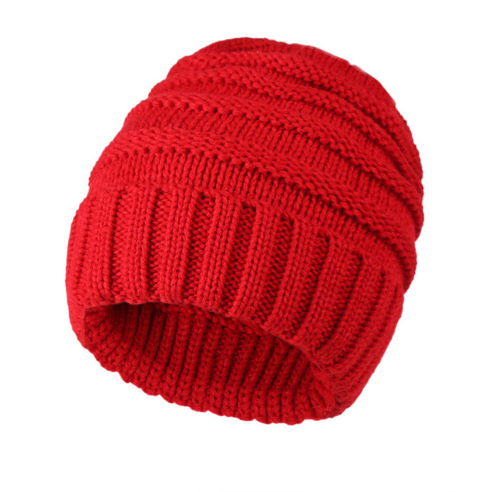 Wholesale pure wool knitted hat JDC-FH-GSYH076 FashionHat 予画 Red Band mark Wholesale Jewelry JoyasDeChina Joyas De China