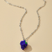 Bulk Jewelry Wholesale purple alloy grape pendant necklace JDC-NE-C066 Wholesale factory from China YIWU China