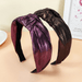 Wholesale purple bright silk hairband JDC-HD-O359 Headband 潮炫 Wholesale Jewelry JoyasDeChina Joyas De China
