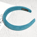 Wholesale purple corduroy headband JDC-HD-PZ009 Headband 蒲钻 Lake blue Wholesale Jewelry JoyasDeChina Joyas De China