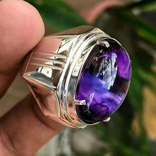 Wholesale purple irregular metal rings JDC-RS-WN-011 Rings 薇妮 Wholesale Jewelry JoyasDeChina Joyas De China