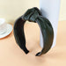 Wholesale purple leather hairband JDC-HD-O369 Headband 潮炫 blackish green Wholesale Jewelry JoyasDeChina Joyas De China