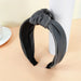 Wholesale purple leather hairband JDC-HD-O369 Headband 潮炫 gray Wholesale Jewelry JoyasDeChina Joyas De China