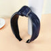Wholesale purple leather hairband JDC-HD-O369 Headband 潮炫 Navy Wholesale Jewelry JoyasDeChina Joyas De China