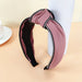 Wholesale purple leather hairband JDC-HD-O369 Headband 潮炫 pink Wholesale Jewelry JoyasDeChina Joyas De China