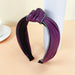 Wholesale purple leather hairband JDC-HD-O369 Headband 潮炫 purple Wholesale Jewelry JoyasDeChina Joyas De China