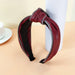 Wholesale purple leather hairband JDC-HD-O369 Headband 潮炫 Red Wholesale Jewelry JoyasDeChina Joyas De China