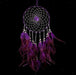 Wholesale purple rose feather dream catcher JDC-DC-LZ039 Dreamcatcher 联缀 Wholesale Jewelry JoyasDeChina Joyas De China