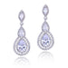 Wholesale Purple Zircon Earrings JDC-ES-Mix019 Earrings 迷茜 14k real gold platinum plating Wholesale Jewelry JoyasDeChina Joyas De China