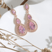 Wholesale Purple Zircon Earrings JDC-ES-Mix019 Earrings 迷茜 Wholesale Jewelry JoyasDeChina Joyas De China