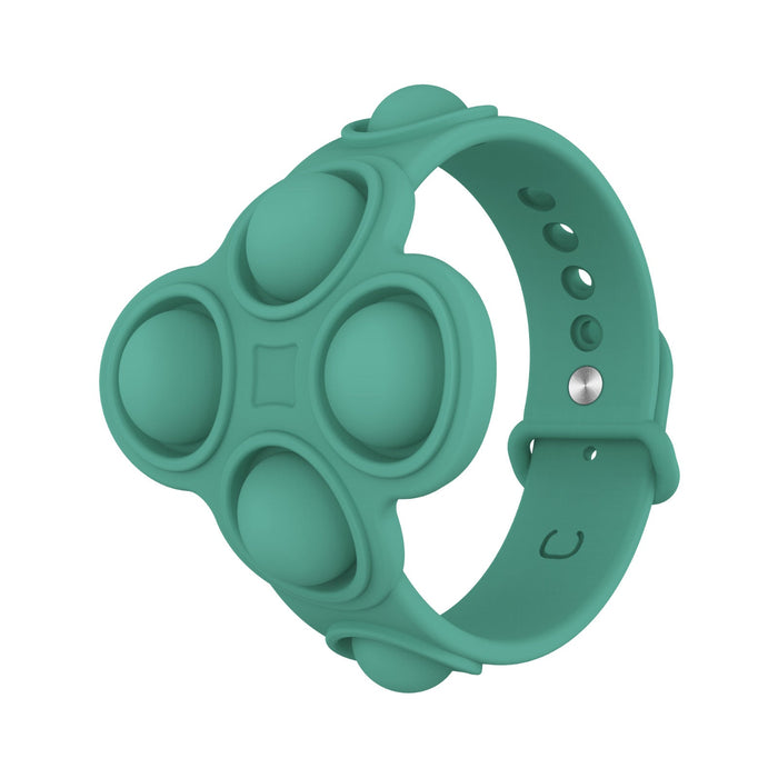 Wholesale Push bubble bracelet JDC-FT-HC016 fidgets toy 华创 Dark green Wholesale Jewelry JoyasDeChina Joyas De China